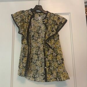 La Vie by Rebecca Taylor Serena Ruffle Top